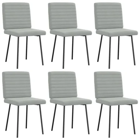 Sillas de comedor giratorias 6 uds terciopelo gris claro von , Essstühle - Ref: Foro24-3315526, Preis: 247,81 €, Rabatt: %