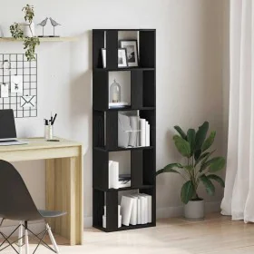 Estantería/divisor madera contrachapada roble negro 45x24x159cm von , Bücherregale und Regale - Ref: Foro24-862400, Preis: 62...