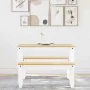 Juego de comedor Panama 3 pzas madera maciza de pino blanco by , Furniture sets for kitchens and dining rooms - Ref: Foro24-3...