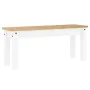 Juego de comedor Panama 3 pzas madera maciza de pino blanco by , Furniture sets for kitchens and dining rooms - Ref: Foro24-3...