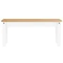 Juego de comedor Panama 3 pzas madera maciza de pino blanco by , Furniture sets for kitchens and dining rooms - Ref: Foro24-3...