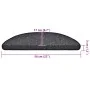 Alfombrilla escalera 30 uds antracita 56x17x3 cm de , Alfombrillas para escalones - Ref: Foro24-3365733, Precio: 112,89 €, De...