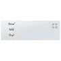 Pizarra magnética de pared vidrio templado blanco 80x30 cm by , White boards - Ref: Foro24-4008624, Price: 32,91 €, Discount: %