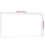 Pizarra magnética de pared vidrio templado blanco 40x20 cm von , Whiteboards - Ref: Foro24-4008626, Preis: 18,32 €, Rabatt: %