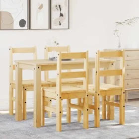 Juego de comedor Panama 5 pzas madera maciza de pino by , Furniture sets for kitchens and dining rooms - Ref: Foro24-3345170,...