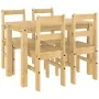 Juego de comedor Panama 5 pzas madera maciza de pino by , Furniture sets for kitchens and dining rooms - Ref: Foro24-3345170,...