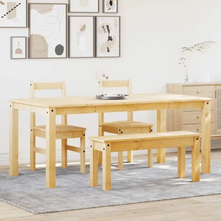 Juego de comedor Panama 4 pzas madera maciza de pino by , Furniture sets for kitchens and dining rooms - Ref: Foro24-3345185,...