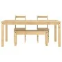 Juego de comedor Panama 4 pzas madera maciza de pino by , Furniture sets for kitchens and dining rooms - Ref: Foro24-3345185,...
