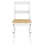 Juego de comedor Panama 4 pzas madera maciza de pino blanco by , Furniture sets for kitchens and dining rooms - Ref: Foro24-3...