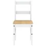 Juego de comedor Panama 7 pzas madera maciza de pino blanco by , Furniture sets for kitchens and dining rooms - Ref: Foro24-3...