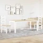 Juego de comedor Panama 3 pzas madera maciza de pino blanco by , Furniture sets for kitchens and dining rooms - Ref: Foro24-3...