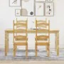 Juego de comedor Panama 5 pzas madera maciza de pino von , Möbelsets für Küchen und Esszimmer - Ref: Foro24-3345203, Preis: 4...