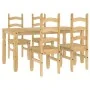 Juego de comedor Panama 5 pzas madera maciza de pino von , Möbelsets für Küchen und Esszimmer - Ref: Foro24-3345203, Preis: 4...