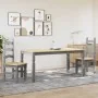 Juego de comedor Panama 3 pzas madera maciza de pino gris von , Möbelsets für Küchen und Esszimmer - Ref: Foro24-3345201, Pre...