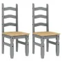 Juego de comedor Panama 3 pzas madera maciza de pino gris von , Möbelsets für Küchen und Esszimmer - Ref: Foro24-3345201, Pre...