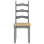 Juego de comedor Panama 3 pzas madera maciza de pino gris von , Möbelsets für Küchen und Esszimmer - Ref: Foro24-3345201, Pre...
