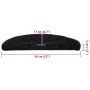 Alfombrilla escalera 30 uds. negro 56x17x3 cm von , Treppenmatten - Ref: Foro24-3365800, Preis: 162,12 €, Rabatt: %