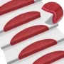 Alfombrilla escalera 30 uds rojo burdeos 56x17x3 cm by , Stair mats - Ref: Foro24-3365738, Price: 108,20 €, Discount: %