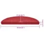 Alfombrilla escalera 30 uds rojo burdeos 56x17x3 cm by , Stair mats - Ref: Foro24-3365738, Price: 108,20 €, Discount: %