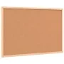 Tablero de corcho con marco de madera de pino macizo 60x40 cm de , Tablones de anuncios - Ref: Foro24-4017418, Precio: 15,63 ...