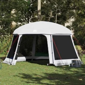 Carpa para piscina con desmontables y paredes gris 512x458 cm by , tents - Ref: Foro24-4100627, Price: 196,46 €, Discount: %
