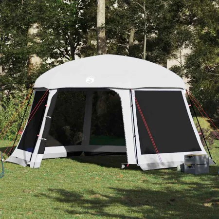 Carpa para piscina con desmontables y paredes gris 512x458 cm de , Tiendas de campaña - Ref: Foro24-4100627, Precio: 196,56 €...