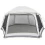 Carpa para piscina con desmontables y paredes gris 512x458 cm de , Tiendas de campaña - Ref: Foro24-4100627, Precio: 196,56 €...