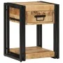 Mesitas de noche 2 piezas 40x35x50cm madera maciza rugosa mango by , Nightstands - Ref: Foro24-4016689, Price: 166,04 €, Disc...