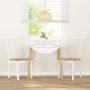 Sillas de comedor 2 unidades madera maciza de caucho blanco von , Essstühle - Ref: Foro24-4102392, Preis: 101,06 €, Rabatt: %