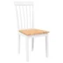 Sillas de comedor 2 unidades madera maciza de caucho blanco von , Essstühle - Ref: Foro24-4102392, Preis: 101,06 €, Rabatt: %
