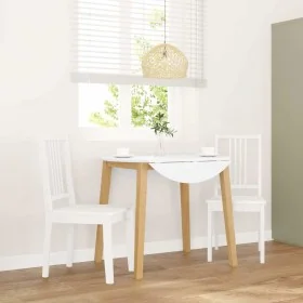 Sillas de comedor 2 unidades madera maciza de caucho blanco von , Essstühle - Ref: Foro24-4102400, Preis: 103,29 €, Rabatt: %