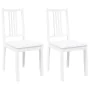 Sillas de comedor 2 unidades madera maciza de caucho blanco von , Essstühle - Ref: Foro24-4102400, Preis: 103,29 €, Rabatt: %
