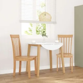 Sillas de comedor 2 uds madera maciza natural caucho von , Essstühle - Ref: Foro24-4102390, Preis: 119,10 €, Rabatt: %