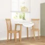 Sillas de comedor 2 uds madera maciza natural caucho by , dining chairs - Ref: Foro24-4102390, Price: 119,10 €, Discount: %