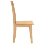 Sillas de comedor 2 uds madera maciza natural caucho by , dining chairs - Ref: Foro24-4102390, Price: 119,10 €, Discount: %