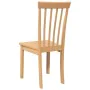 Sillas de comedor 2 uds madera maciza natural caucho by , dining chairs - Ref: Foro24-4102390, Price: 119,10 €, Discount: %