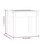 Massivholz Gartenbank Kiefer Honigbraun 50x44x45 cm von vidaXL, Gartenbänke - Ref: Foro24-823993, Preis: 35,62 €, Rabatt: %