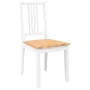 Sillas de comedor 2 unidades madera maciza de caucho blanco von , Essstühle - Ref: Foro24-4102399, Preis: 103,29 €, Rabatt: %