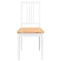 Sillas de comedor 2 unidades madera maciza de caucho blanco von , Essstühle - Ref: Foro24-4102399, Preis: 103,29 €, Rabatt: %