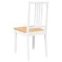 Sillas de comedor 2 unidades madera maciza de caucho blanco von , Essstühle - Ref: Foro24-4102399, Preis: 103,29 €, Rabatt: %