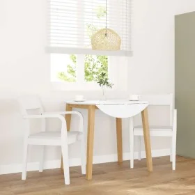 Sillas de comedor 2 unidades madera maciza de caucho blanco von , Essstühle - Ref: Foro24-4102513, Preis: 173,22 €, Rabatt: %