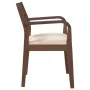 Sillas de comedor con cojines 2 uds madera maciza marrón caucho von , Essstühle - Ref: Foro24-4102507, Preis: 174,36 €, Rabat...