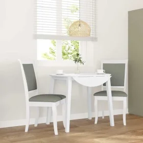 Sillas de comedor con cojines 2uds madera maciza blanco caucho von , Essstühle - Ref: Foro24-4102489, Preis: 176,79 €, Rabatt: %
