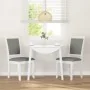 Sillas de comedor con cojines 2uds madera maciza blanco caucho von , Essstühle - Ref: Foro24-4102489, Preis: 176,79 €, Rabatt: %