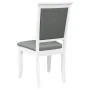 Sillas de comedor con cojines 2uds madera maciza blanco caucho von , Essstühle - Ref: Foro24-4102489, Preis: 176,79 €, Rabatt: %