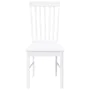 Sillas de comedor 2 unidades madera maciza de caucho blanco de , Sillas de comedor - Ref: Foro24-4102505, Precio: 122,33 €, D...