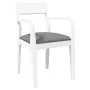 Sillas de comedor con cojines 2uds madera maciza blanco caucho von , Essstühle - Ref: Foro24-4102511, Preis: 173,86 €, Rabatt: %