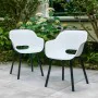 Silla de jardín Keter con patas de metal "Noa" 2 uds blanco von , Gartenstühle - Ref: Foro24-447618, Preis: 151,38 €, Rabatt: %