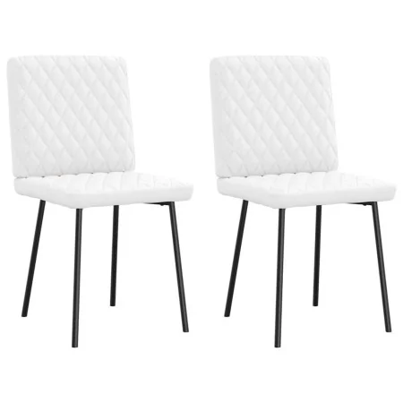 Sillas de comedor 2 unidades cuero sintético blanco von , Essstühle - Ref: Foro24-4101119, Preis: 87,17 €, Rabatt: %