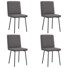Sillas de comedor 4 unidades cuero sintético gris by , dining chairs - Ref: Foro24-3315215, Price: 168,59 €, Discount: %